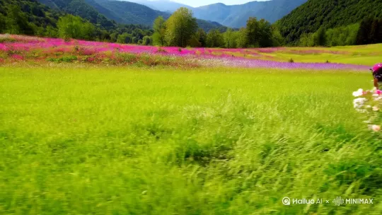 以下面提示词生成30秒的视频
闲时何处好？看陌上草青，山间花绽，且邀来三五知交，踏青赏景，消除些风尘龌龊气。醉后此身轻，趁风轻日暖，莺歌燕舞，更拾得万千雅趣，拈香咏絮，领略这世外逍遥天​。 by Hailuo AI Video Generator