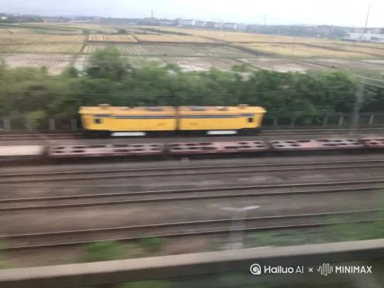 让下面列车动起来 by Hailuo AI Video Generator