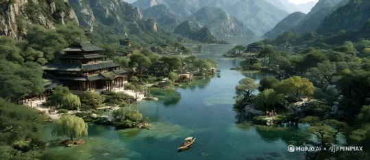 镜头：从远处开始沿直线向前推进
路径：穿过环境中的多个层次和框架
焦点：保持对焦在远处目标
效果：景深逐渐变浅 by Hailuo AI Video Generator