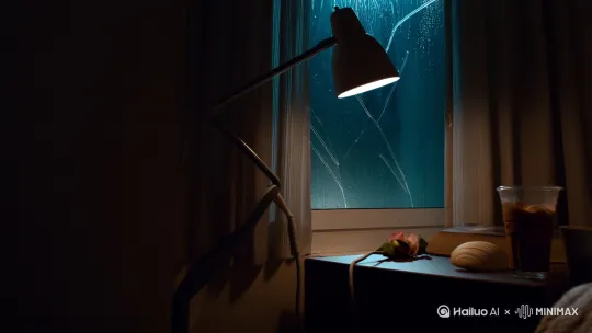 台灯在墙上投下摇晃的倒影,像某个未完成的告别手势。雨声在玻璃上划出裂痕,十七楼的风钻进窗帘褶皱,翻动去年生日夹在书里的干枯玫瑰。
充电线垂在床沿如静脉,手机屏幕亮起第37次,依然没有新消息。冰美式在陶瓷杯里凝结成褐色的琥珀,倒映着天花板上游动的光斑。记忆像潮水退去后的贝壳,总在深夜吐出尖锐的沙砾——地铁站错过的衣角,语音条里突然的沉默,聊天记录截图上那个被撤回的句点。
我们都在时间里走成了标本。未拆封的止痛药在抽屉里过期,雨声渐弱时,才惊觉孤独原来是种触觉——像永远晾不干的衬衫领口,像凌晨按下发送键时,指尖触碰到的,冰凉的确认音。
此刻我们都是搁浅在时间裂缝里的鱼,用鳃呼吸着往事,等待被某个黎明,或者更多的黑暗,温柔地溺亡在永夜。 by Hailuo AI Video Generator
