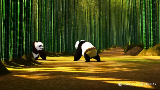 生成一个熊猫打架的视频 by Hailuo AI Video Generator