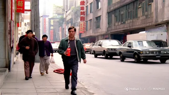一天一个老外走在大街上喝着可乐突然一个老大爷窜了出来倒在了他跟前他去扶老爷爷起来老爷爷直接0帧起手扔掉帽子和拐杖跳起了科目三随后离去老外说酸萝卜别吃厚礼蟹越想越气哎呀直接一个吕将军飞踢被那个老爷爷踹回马路上了 by Hailuo AI Video Generator