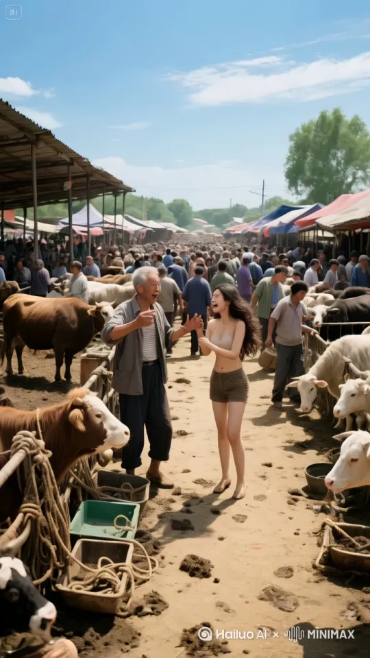 镜头移动，动态跟随，展现两个人史诗般的激烈打斗场面，两个人正在进行惊心动魄的中国功夫对决。左边的人右脚轻点地面，身体如旋风般旋转，左腿高高抬起，以一记凌厉的侧踢攻向对手的头部，速度极快。右边的人一个前滚翻躲开，起身时双腿连环踢出，腿影重重，令人眼花缭乱。两人的招式变化无穷，身影在环境中快速移动，忽左忽右，地面灰尘四起，展现出中国功夫的博大精深。周围的人欢呼雀跃、拍手叫好。 by Hailuo AI Video Generator