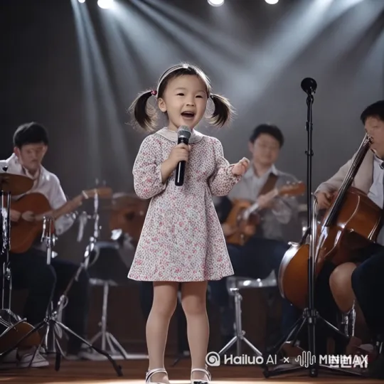 帮我生成一个视频：我要让照片中的人物动起来，给我一个十秒钟的提示词，越真实越详细越好。比例 1:1。[左摇,变焦推进] by Hailuo AI Video Generator