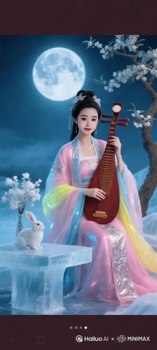 让画面动起来，弹奏一曲“鹊桥仙”。时长不低于30秒！ by Hailuo AI Video Generator