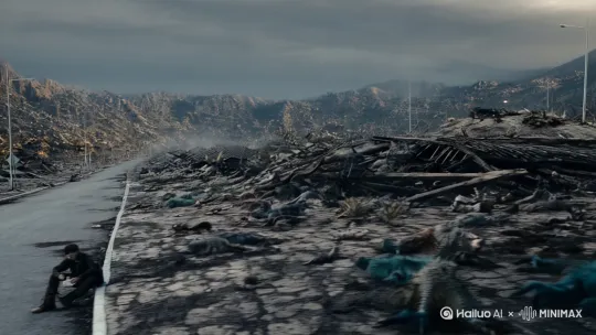 灾变。
突如其来的灾变过后,大地满目疮痍,物种变异,粮食匮乏,居住环境恶劣,时代彻底毁灭,文明荡然无存。
……
第九特区左侧三百公里外的待规划无政府区,一条无名街道上,一名二十三岁的青年,抿着 by Hailuo AI Video Generator