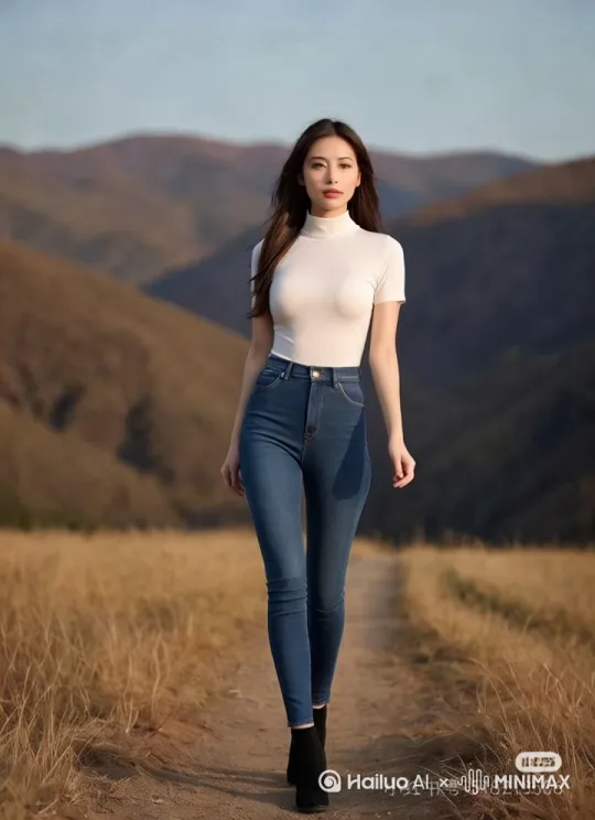 人物让我走到摩托车旁边，并骑上摩托车，然后快速行驶。[左移,上升] by Hailuo AI Video Generator