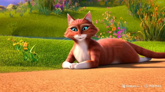老鼠爱上猫，猫爱上狗，狗喜欢吃鱼。 by Hailuo AI Video Generator