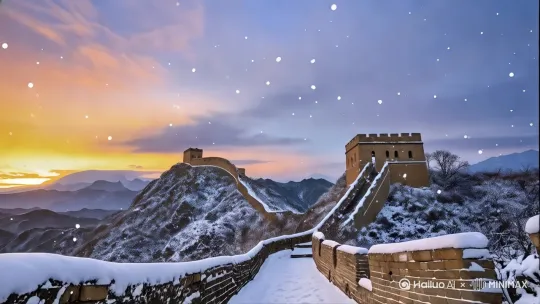 缓慢均匀[右移,左摇,跟随] by Hailuo AI Video Generator