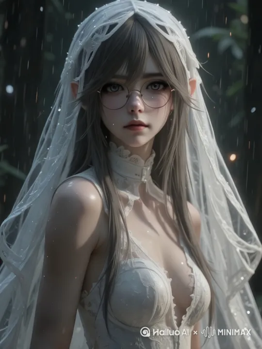 女人整理头发，脱掉头巾，。然后女人跳舞[右移,左摇,跟随] by Hailuo AI Video Generator