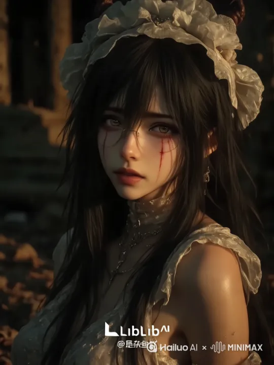 女人跳舞。然后双手举高 放在脑后，扭腰，扭屁股 by Hailuo AI Video Generator