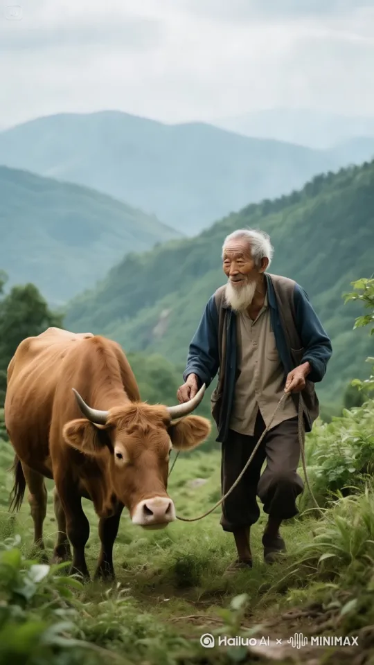 黄牛用尖锐的牛角冲着老爷爷撞来,气势汹汹。老爷爷侧身一闪,敏捷地躲过,顺势挥拳打在黄牛身上。黄牛倒地后,又猛地起身,用粗壮的牛尾狠狠扫向老爷爷,老爷爷迅速后空翻,险险避过,进而对准黄牛来了一个飞踢,黄牛也迅速用牛角再次撞向老爷爷。双方打斗场面激烈,画面逼真,8k高清。 by Hailuo AI Video Generator