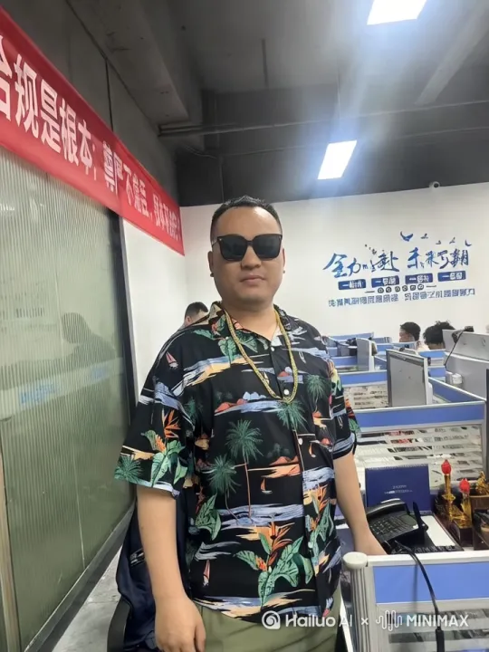 从身后掏出一把Ak 步枪扫射 by Hailuo AI Video Generator