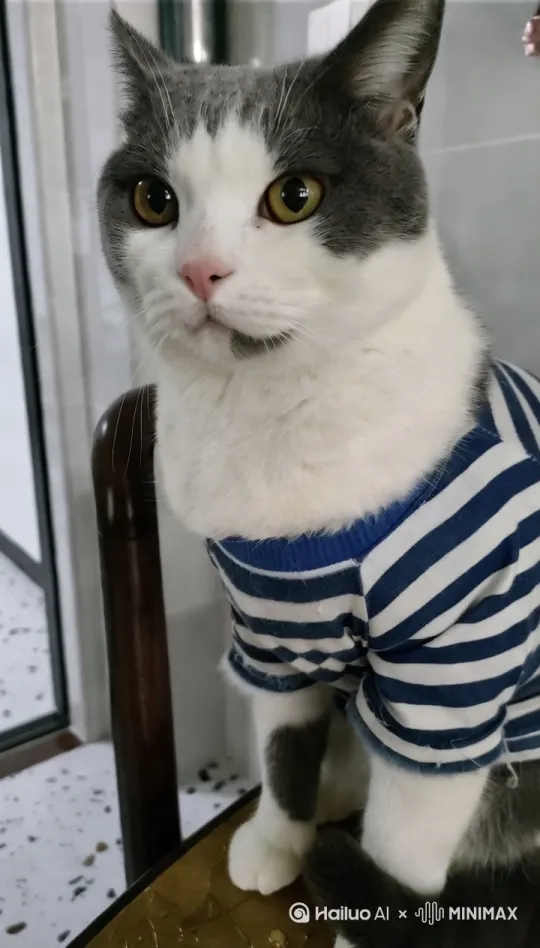猫猫唱阿嘟嘟嘟然后摇头摆尾 by Hailuo AI Video Generator