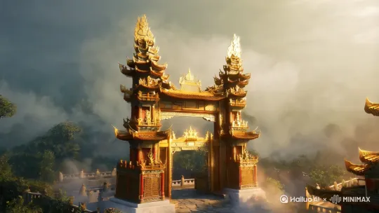 仙界南天门 by Hailuo AI Video Generator
