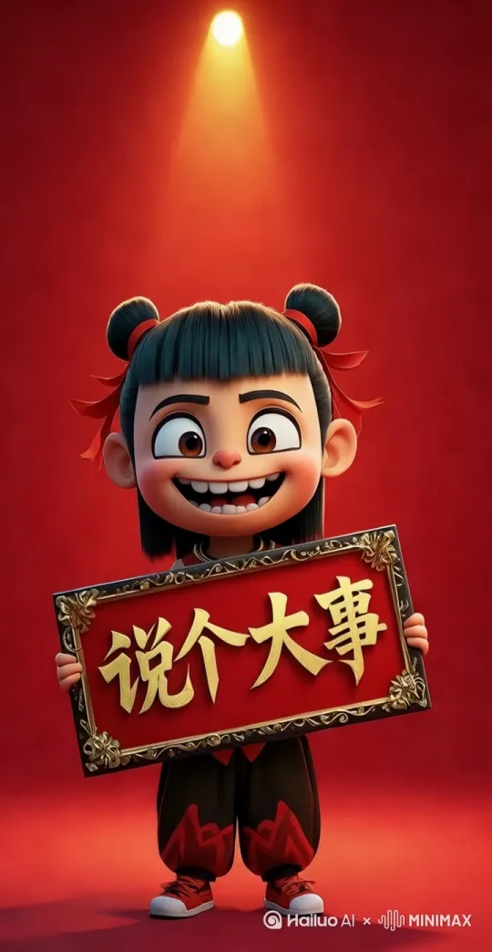 面对镜头，4k高清，近景，人物面部表情特写，人物在滔滔不绝的讲话，生动可爱，人物声音是中国古代著名诗人李白，说的内容是:天生我材必有用，千金散尽还复来。 by Hailuo AI Video Generator