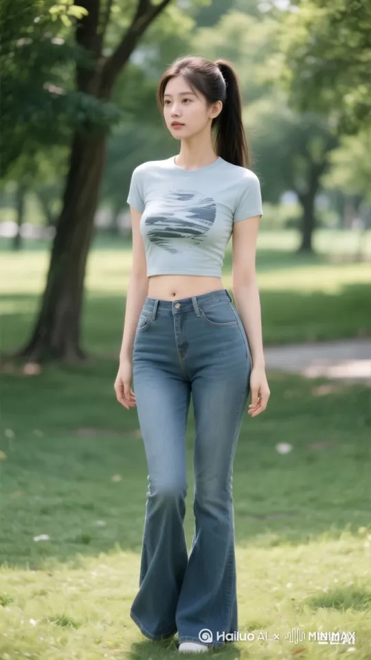 以下是为海螺AI设计的图生视频关键词，用于生成动态场景：

---

**主体描述：**  
年轻女孩（20岁左右），穿着浅色连衣裙，长发微卷，面容清新自然，站立于公园石板小径上  

**核心动作：**  
1. 从静止开始缓慢向前行走，步伐轻盈自然，双腿交替迈步  
2. 双手从身体两侧抬起，呈波浪状轻柔摆动（类似随风起舞）  
3. 头部微侧，目光跟随手臂动作自然流转  

**环境增强：**  
- 背景：阳光透过梧桐树叶形成斑驳光斑，远处可见欧式长椅与郁金香花丛  
- 动态元素：微风拂动裙摆与发梢，蒲公英种子从画面左侧飘入  
- 光影：午后3-4点柔光，人物在地面投射浅淡影子  

**风格参数：**  
超现实细节｜8K分辨率｜电影级景深｜每秒24帧｜10秒时长  
动作过渡平滑（bezier曲线算法）｜布料物理模拟（连衣裙动态）  

**特殊指令：**  
- 镜头从固定视角转为0.5倍速环绕运镜  
- 添加脚边青草因步伐产生细微晃动  
- 同步生成环境音：鸟鸣声+布料摩擦声+脚步声  

--- by Hailuo AI Video Generator
