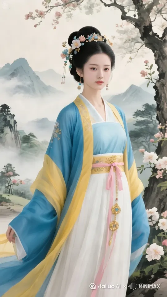美女原地飞向空中，轻松地在空中滑行，快速飞行，双臂向两侧伸展，头部向前，捕捉平滑水平飞行的感觉。头发、衣服随风摇摆下面有田野和自然景观，无人机视角，一个超现实的高速梦境序列，相机紧密跟踪，相机从略高位置的俯视角度紧密跟踪从左后方向右后方移动，随着角色穿越场景。环境是动态的，快速变化。运动模糊和光迹增强了速度感和流畅性。快速移动。运动模糊和光迹增强了速度感和流畅性。快速移动。快速高空跟踪镜头移动 by Hailuo AI Video Generator
