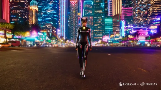 猫咪超人打击犯罪 by Hailuo AI Video Generator
