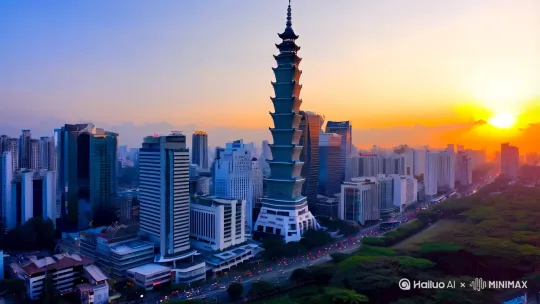 台湾标志性建筑视频 by Hailuo AI Video Generator