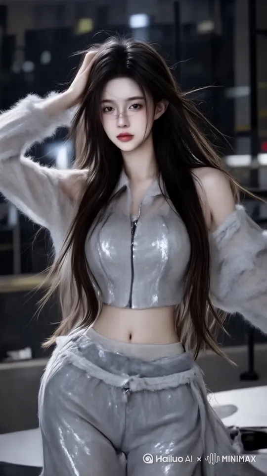 [右移,跟随]照片中女生跳抖音热门舞蹈 by Hailuo AI Video Generator