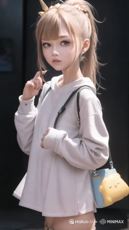 比“心” by Hailuo AI Video Generator