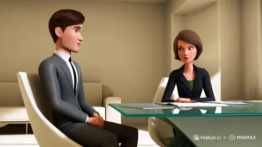 生成两个动画人物对话
I: Good morning!
B: Good morning, please take a seat.
I: Thank you. I'm Bob, applying for the Sales position.
B: ok. Why did you leave your previous job?
I: I had a problem with the daily 2-hour commute. I now prioritize roles that allow better work-life balance while maximizing my productivity.
B: well, what did you learn from your last job?
I: Since I was responsible for public relations at that time. Through client relationship management, I developed conflict resolution skills and learned to convert client needs into actionable solutions.
B: How does this align with our sales role?
I: Your requirement for client-centered communication matches my experience in maintaining 95% customer retention through personalized engagement.
B: What are you good at?
I: Colleagues say me as an active listener and strategic communicator. For instance, I resolved a 3-month client dispute in 48 hours through mediation.
B: What are your main interests?
I: I spend a lot of tome analyzing marketing case studies weekly to stay current with industry trends. This passion drives me to innovate solutions rather than just execute tasks.
B: If hired, what do you want to do in the future?
I: To become a top-performing account manager within 6 months by exceeding quarterly targets through data-driven client strategies.
B: ok that’s all, thank you! Thank you!
I: Thank you! by Hailuo AI Video Generator