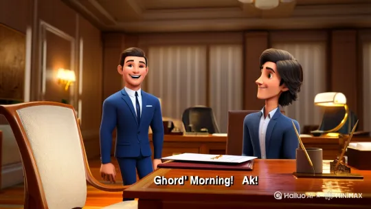 生成两个动画人物对话
I: Good morning!
B: Good morning, please take a seat.
I: Thank you. I'm Bob, applying for the Sales position.
B: ok. Why did you leave your previous job?
I: I had a problem with the daily 2-hour commute. I now prioritize roles that allow better work-life balance while maximizing my productivity.
B: well, what did you learn from your last job?
I: Since I was responsible for public relations at that time. Through client relationship management, I developed conflict resolution skills and learned to convert client needs into actionable solutions.
B: How does this align with our sales role?
I: Your requirement for client-centered communication matches my experience in maintaining 95% customer retention through personalized engagement.
B: What are you good at?
I: Colleagues say me as an active listener and strategic communicator. For instance, I resolved a 3-month client dispute in 48 hours through mediation.
B: What are your main interests?
I: I spend a lot of tome analyzing marketing case studies weekly to stay current with industry trends. This passion drives me to innovate solutions rather than just execute tasks.
B: If hired, what do you want to do in the future?
I: To become a top-performing account manager within 6 months by exceeding quarterly targets through data-driven client strategies.
B: ok that’s all, thank you! Thank you!

I: Thank you! by Hailuo AI Video Generator