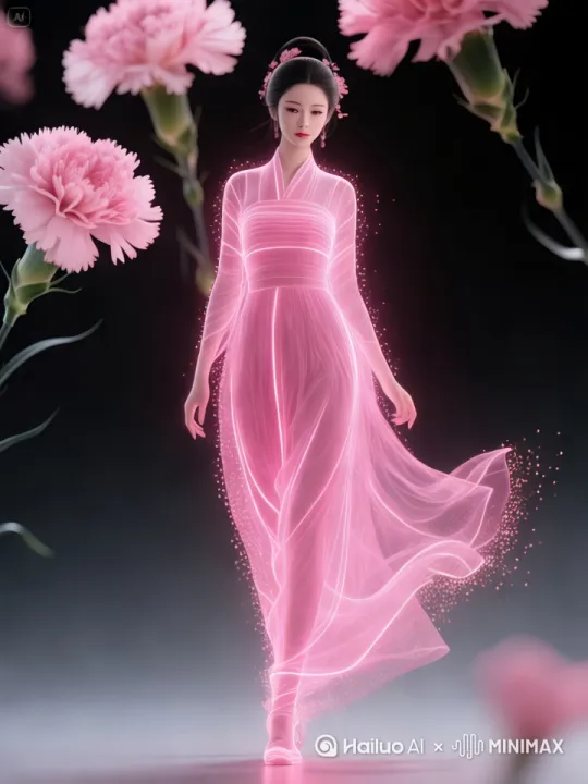 女子向前走来，镜头拉远，镜头跟随。高质量，人物不变形，保持清晰。[推出,上升,下摇] by Hailuo AI Video Generator
