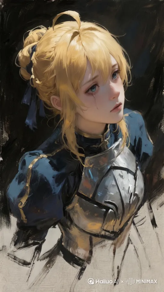 [右移,左摇,推进]脸部特写。 by Hailuo AI Video Generator