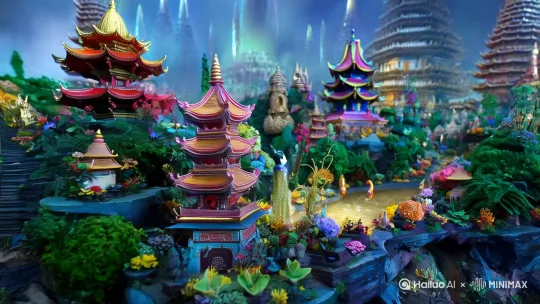佛经中的小千世界无奇不有 by Hailuo AI Video Generator