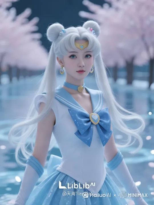 奔跑起来，微笑。美少女变身，舞动起来 by Hailuo AI Video Generator