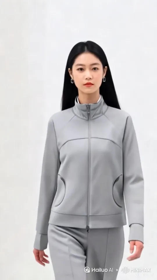 主体人物在大草原上漫步走过来，表情微笑甜美，头发随风飘动。[右移,左摇,跟随] by Hailuo AI Video Generator