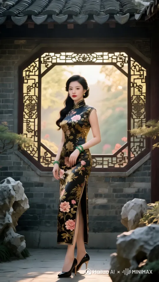 人物左转90度，[左移,变焦推进] by Hailuo AI Video Generator