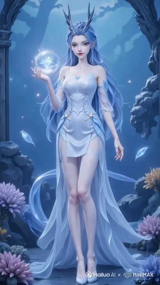 人物扭着腰往前走[拉远,跟随]，身姿风情万种，魅惑众生。 by Hailuo AI Video Generator