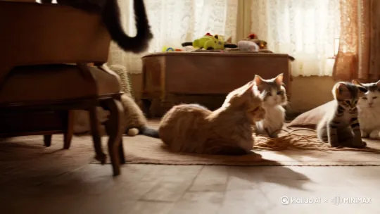 猫咪 可爱 呆萌 治愈人心 by Hailuo AI Video Generator