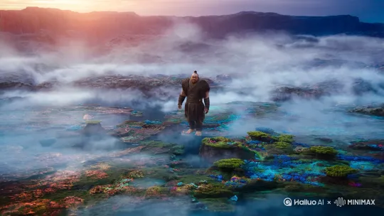 盘古盘古开天辟地。 by Hailuo AI Video Generator