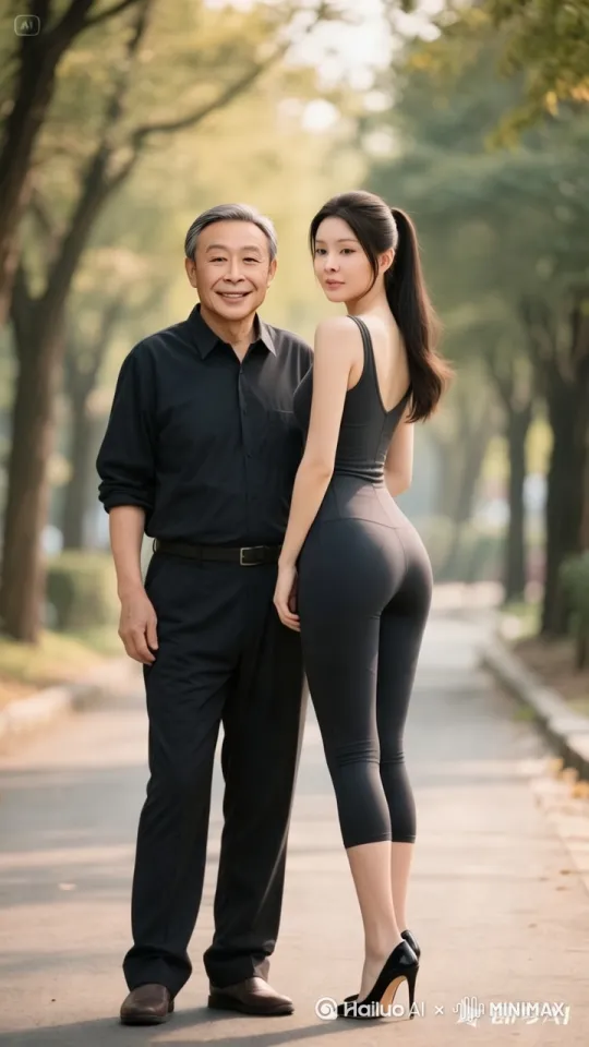 走起来，到一起，停下。相互搂抱着疯狂热吻。[左移,右摇,跟随] by Hailuo AI Video Generator