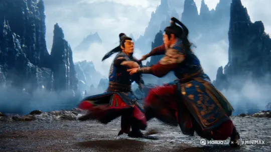 让两个外国山海经的人物打起来（60秒） by Hailuo AI Video Generator
