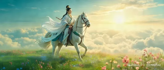 [左移,推进,右摇][右移,左摇,跟随][推进,上升][右摇,变焦推进] by Hailuo AI Video Generator