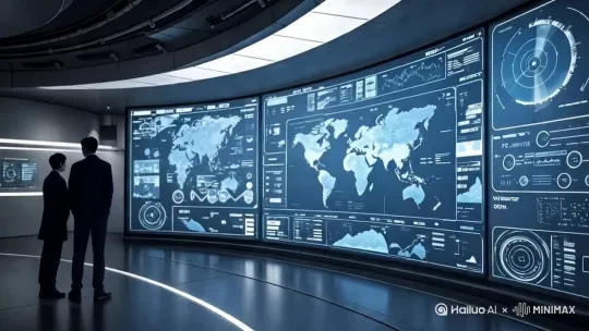 [左移,右摇,跟随]上面灯亮点 人物改成中国人形象 by Hailuo AI Video Generator