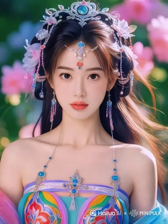 霓虹灯闪烁，烟雾飘动，发丝飘动，祥龙缠绕 by Hailuo AI Video Generator