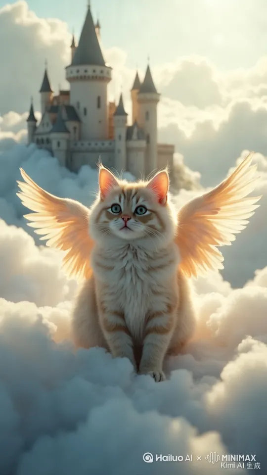 让猫飞起来 by Hailuo AI Video Generator