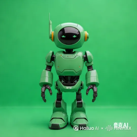 布景服装道具灯光群演机器人穿着黑色衣服，在练习太极拳，一丝不苟，慢动作，然后费到小汽车上，打太极，模拟现实，电影质感，真实世界，高级感 by Hailuo AI Video Generator