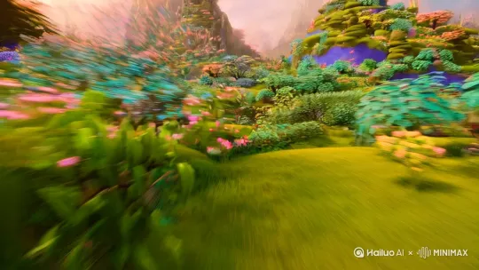 [推出,上升,下摇]山海经异兽世界的奇幻之旅[左移,上升] by Hailuo AI Video Generator