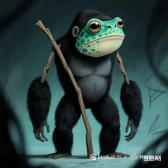 让他和意让他和一只鹿大战，飞沙走石，打的日月无梭，天地灰暗，太阳爆炸，偷纳投入觉醒第二形态，浑身熔岩遍布一拳把他打成烤青蛙 by Hailuo AI Video Generator