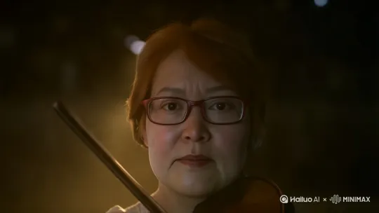 [左摇,变焦推进]
在拉小提琴 by Hailuo AI Video Generator