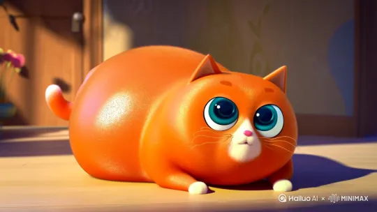 # 基础设定
[用户]：我需要一个与抖音热门胖猫外形一致的3D角色，要求如下：
- 外形：橘色短毛、腹部下垂、圆脸大眼
- 动作：具备“液体猫”特性（如挤门缝、瑜伽球翻滚）
- 表情：委屈脸（参考“被退货的煤气罐猫”）

[海螺AI]：已根据您的描述生成角色原型，请确认以下细节是否需要调整：
1. 腹部物理模拟参数（建议值：Softbody强度0.7）
2. 眼睛动态效果（默认含眨眼/瞳孔缩放）
3. 尾巴骨骼绑定方式（是否需支持缠绕道具？）

# 风格校准
[用户]：请对比以下参考视频优化模型：
- 视频A（实验类）：日本小哥的“液体猫挤门缝测试”[citation:2]
- 视频B（剧情类）：“胖猫深夜客服打工记”电话特效[citation:6]
- 视频C（萌宠类）：17斤巨猫航空托运名场面[citation:10]

[海螺AI]：已融合参考视频特征，建议增加：
- 腹部抖动时的“果冻效果”材质（提升喜剧感）
- 瞳孔随台词变化的情绪反馈系统（如生气时变竖瞳） by Hailuo AI Video Generator