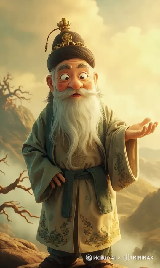 背景改为黑色，人物开口说话 by Hailuo AI Video Generator