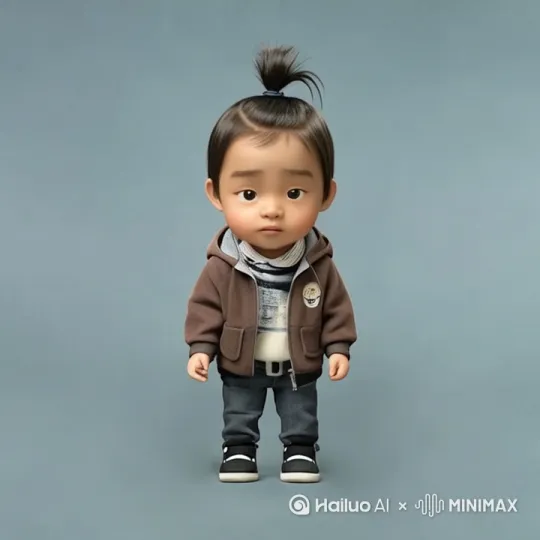 伸出手指做出挑衅动作，嘴巴还在不停着说着什么（停顿1秒）紧张到腿软倒下，抬起头，手啪次啪次的拍了几下，就没反应了 by Hailuo AI Video Generator